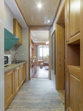 单身公寓小厨房装饰设计效果图