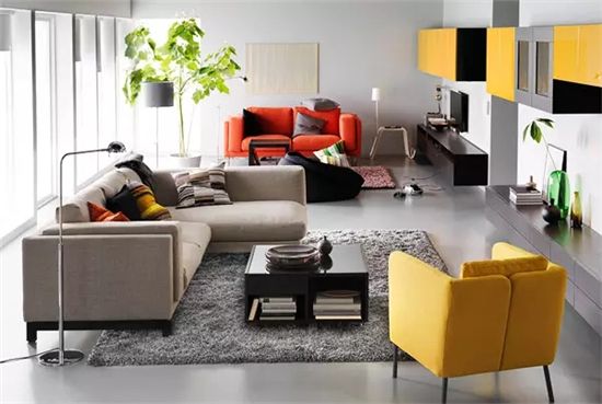 [麦博装饰]客厅如何配色,客厅配色方案