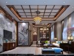 碧桂园龙海一号中式风格485平米别墅装修案例