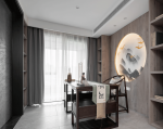 御河尚院140㎡三居室新中式风格装修案例