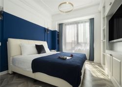 欧式风格卧室床头墙面颜色装饰图
