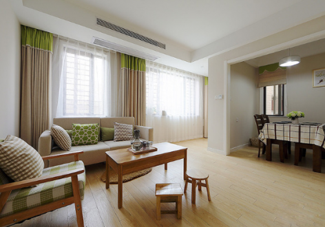 金辉·春上南滨现代风格两室两厅80平米装修案例