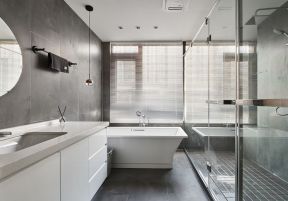 别墅浴室图片设计 别墅卫生间装修 别墅卫生间装修实图