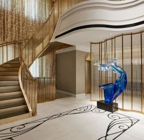 上海旋转楼梯装修图片,上海旋转楼梯设计效果图以及上海旋转楼梯装修