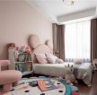 四室一厅儿童房粉色装饰设计效果图