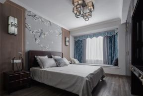 新中式卧室设计效果图 新中式卧室装修图片大全