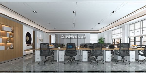办公场所中式风格596㎡设计方案