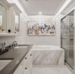 家庭卫生间浴缸装修设计实景图