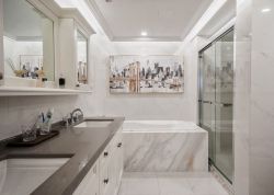 家庭卫生间浴缸装修设计实景图