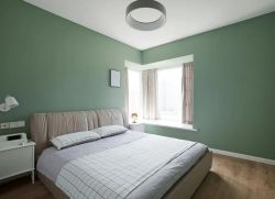 北欧风格样板间卧室墙面颜色装饰图片