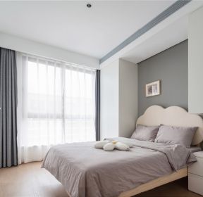 95平方新房卧室床头衣柜装修设计图-每日推荐