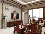 上实海上海120平三房两厅新中式风格