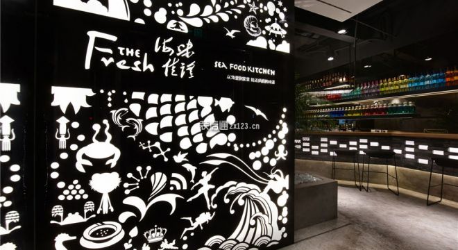 中餐厅中式风格500平米装修案例