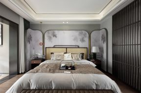 新中式卧室装修效果 新中式卧室装饰图片