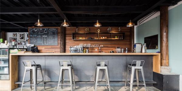 咖啡店工业风格230㎡设计方案