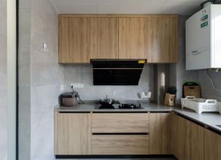 现代风格两居室厨房吊柜设计图