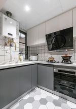 家庭厨房转角橱柜设计效果图片