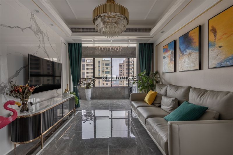 琥珀东华府130平复式装修实景在线工地_合肥山水装饰总部_装信通网