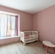 家庭儿童房墙面粉色装饰效果图