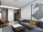 澳丽嘉园109㎡二居室现代风格装修案例