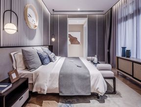 新中式卧室设计图 新中式卧室设计图片 新中式卧室设计效果图