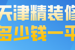 天津精装修多少钱一平(材料报价明细)