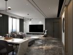 悦海名居轻奢风格四居室194平米设计效果图案例