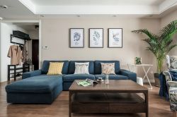 美式风格客厅沙发背景墙装饰图片