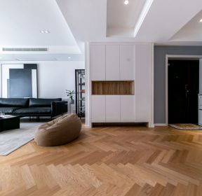 90平两室一厅室内实木地板装修效果图片-每日推荐