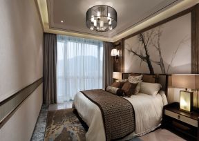现代中式卧室装修 现代中式卧室设计 现代中式卧室装修效果图