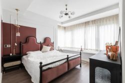 欧式风格卧室床头颜色装饰效果图片