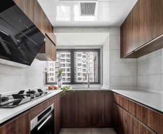 现代风格U型厨房装修设计图片