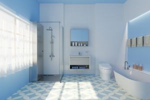 [尚层空间]新房装修如何选择卫生间地砖？防水是关键，除了好看！