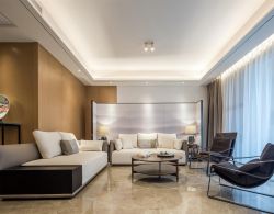 新中式风格客厅沙发装饰设计效果图
