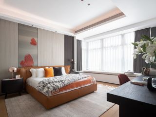 卧室现代简约风格装潢设计效果图片