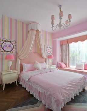 粉色儿童房装修图 粉色儿童房装修效果图