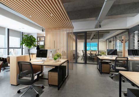 办公室300平米现代风格装修案例
