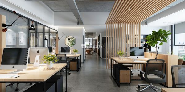 办公室现代风格300㎡设计方案