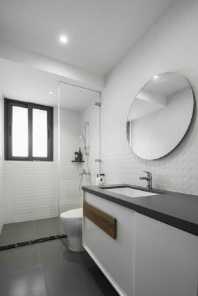 卫生间洗手台设计 卫生间洗手台装修效果图 卫生间洗手台