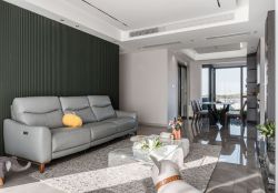 现代风格客厅沙发背景墙造型设计图