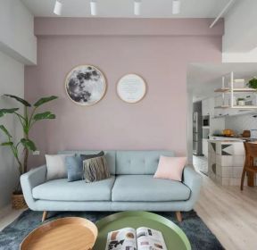 北欧风格小户型客厅沙发装饰图片-每日推荐