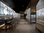 餐饮店200平米新中式风装修案例