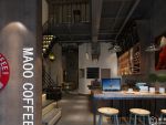 咖啡店180平米工业风格装修案例