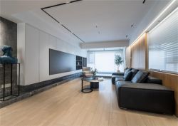 现代风格客厅实木地板装修设计图赏析
