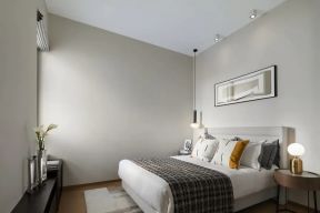 现代风格卧室床头背景墙装饰画图片