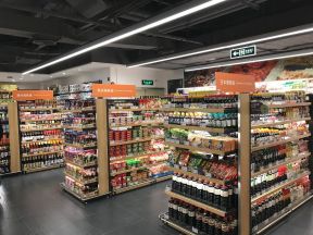 超市货架摆放图片 超市货架摆放效果图 超市货架陈列