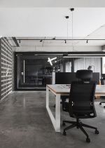 现代办公室250平米装修案例
