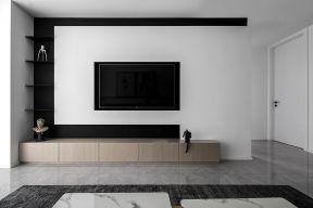 嵌入式电视背景墙 电视背景墙的设计 电视背景墙家装设计