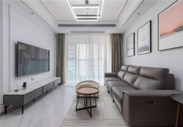 锦绣豪庭三居室105平米现代风格装修案例