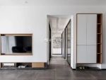 西安金辉世界城140平三居室装修效果，时尚简洁大气的现代风格